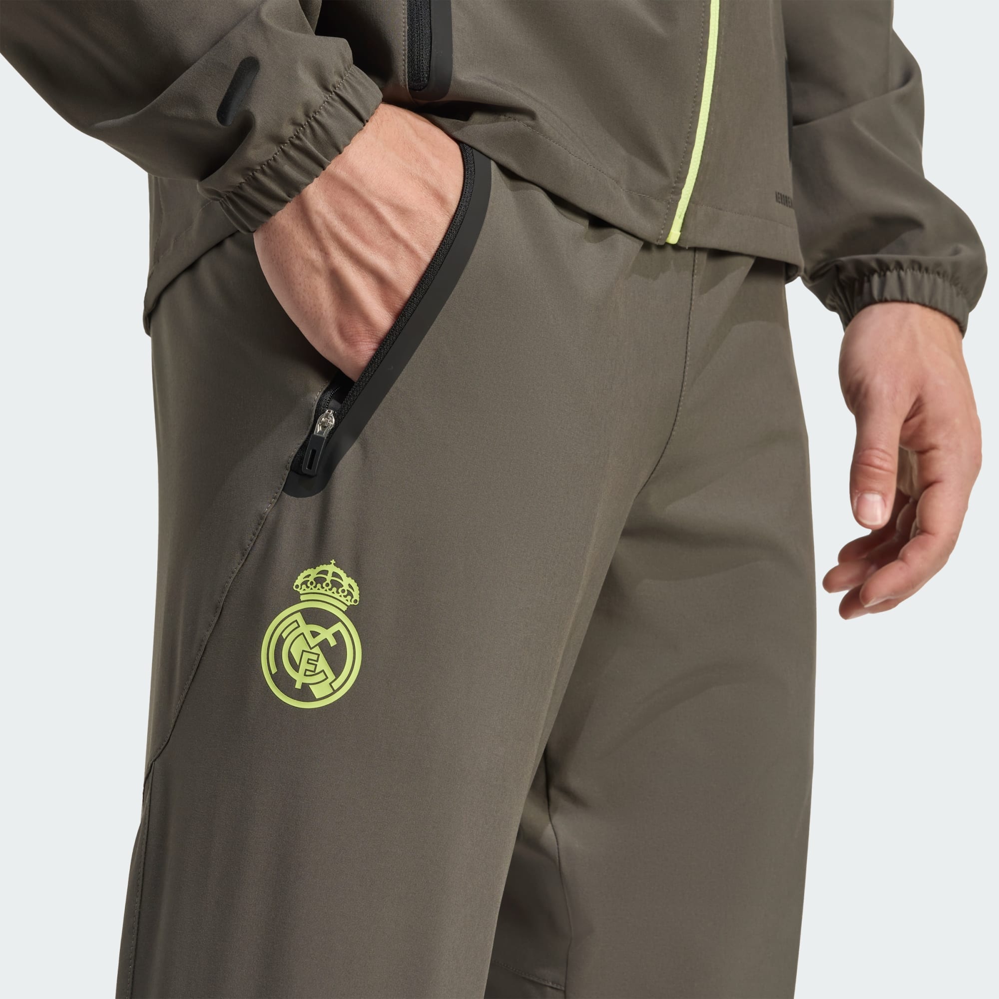 adidas Real Madrid Tiro 25 Competition Vis Tech Travel Pants - JV5321-ADIDAS by adidas | Available at Niky's Sports