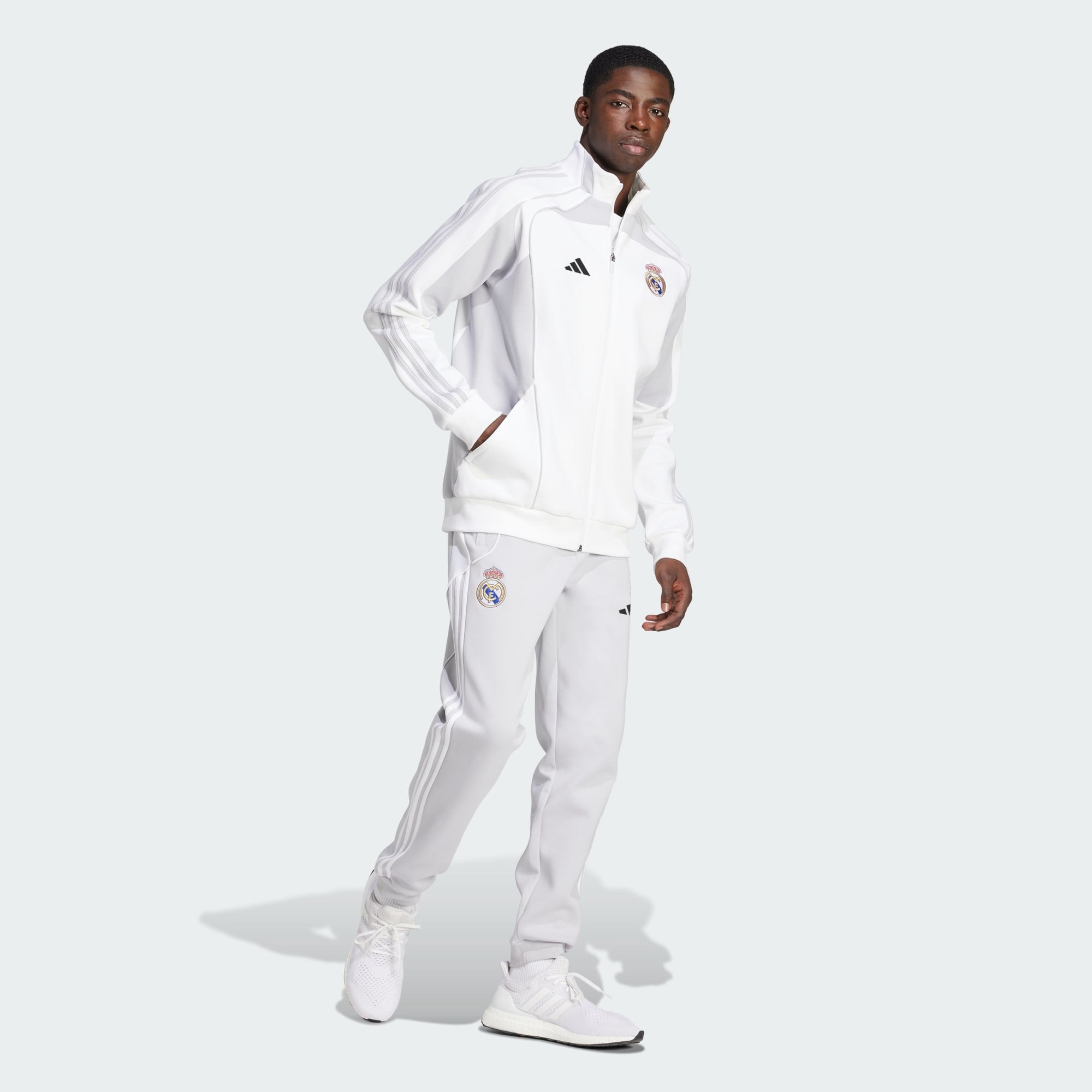 adidas Real Madrid ホワイトジャージ adidas Real Madrid UBP Doubleknit Track Top