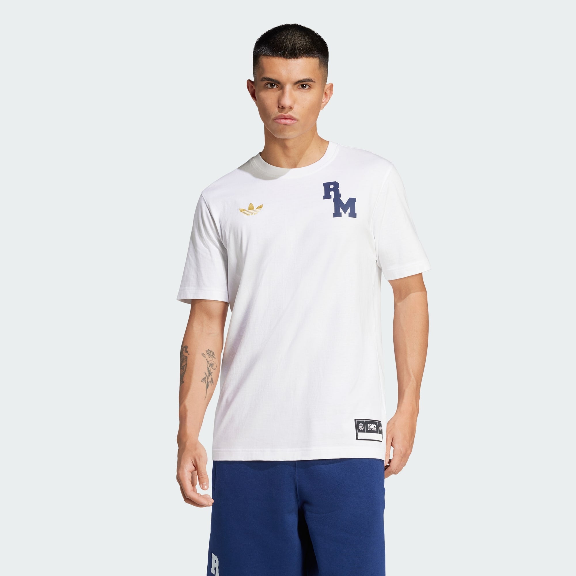 アルファインダストリー Tシャツ 136503 678 JET STREAM WHITE adidas Real Madrid VRCT Tee