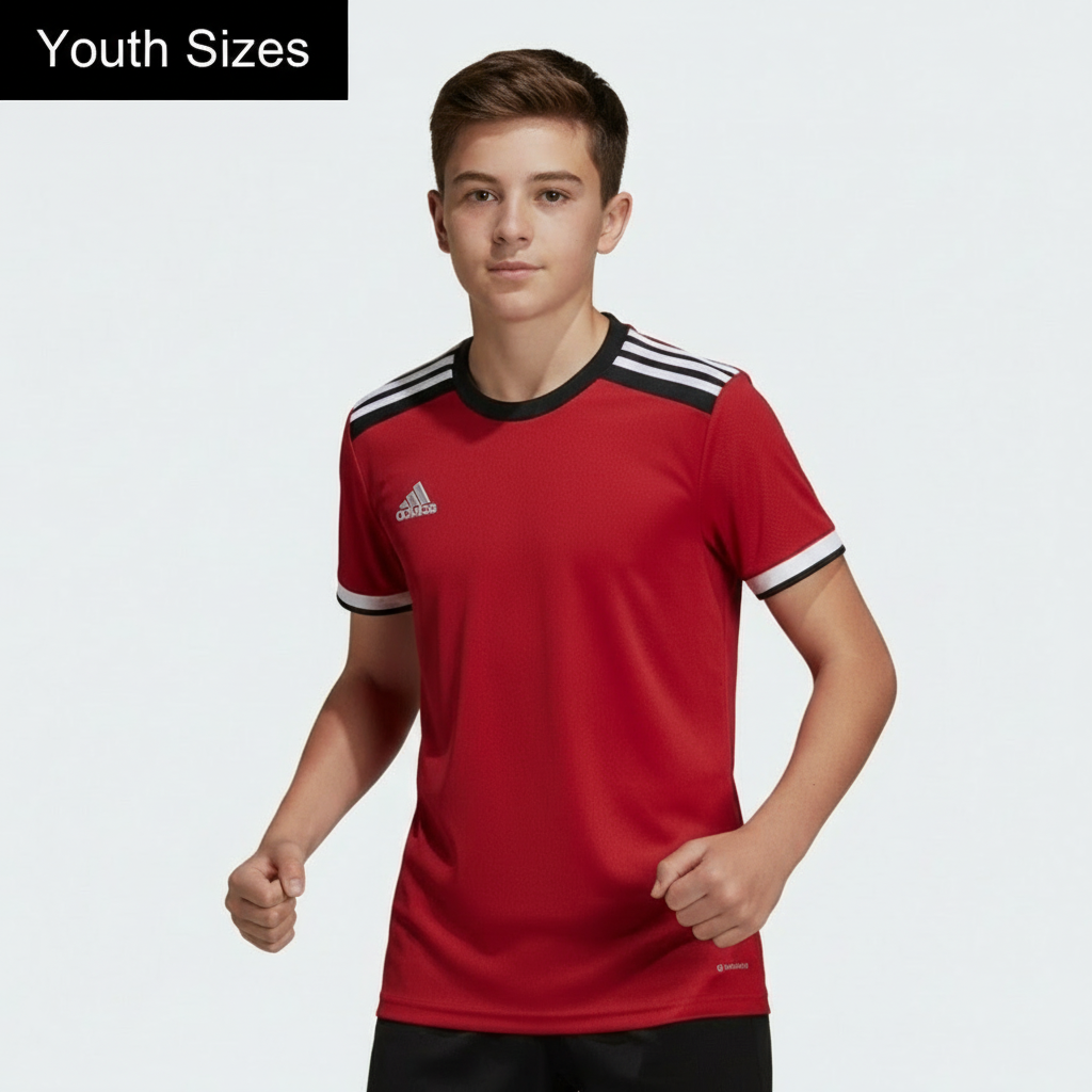 adidas Competition Soccer Jersey Red (Youth, Men's, Women's) -  by adidas | Available at Niky's Sports