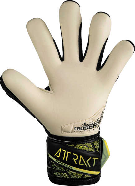 Reusch ATTRAKT FREEGEL GOLD FINGER SUPPORT JUNIOR Goalkeeper Glove - 5472130-REUSCH by Reusch | Available at Niky's Sports