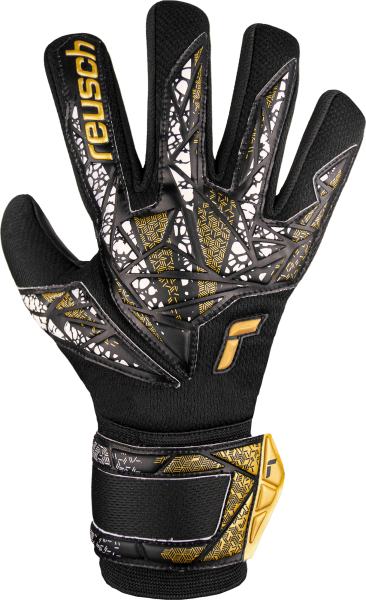 Reusch ATTRAKT SILVER NC FINGER SUPPORT JUNIOR Goalkeeper Gloves - 5472250-REUSCH by Reusch | Available at Niky's Sports