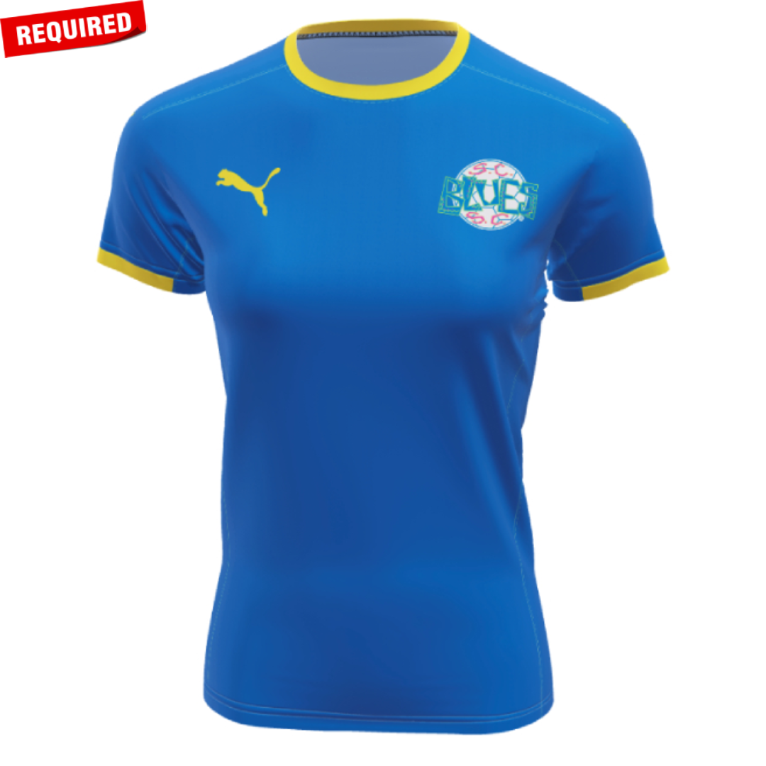 Puma SC Blues Girls Custom Away Jersey - Blue - REQUIRED -  by Niky&#39;s Sports | Available at Niky&#39;s Sports