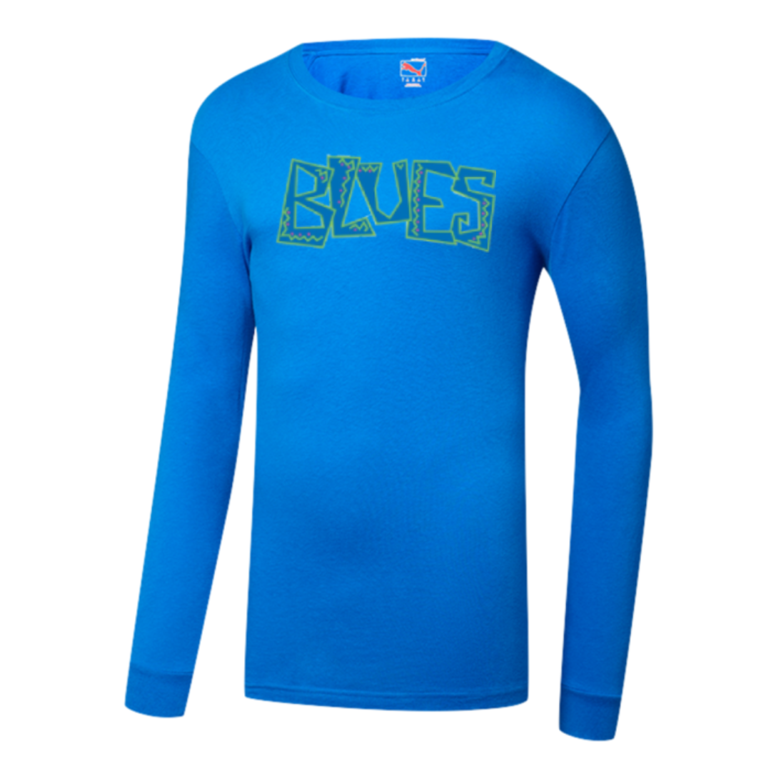 PUMA SC BLUES CITY LONG SLEEVE TEE -  by Niky&#39;s Sports | Available at Niky&#39;s Sports