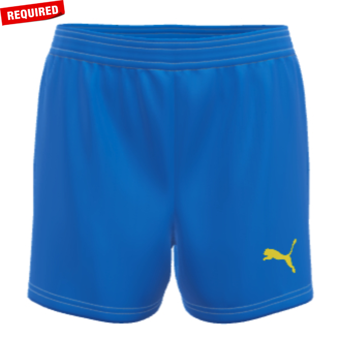 Puma SC Blues Girls Custom Away Shorts - Blue - REQUIRED -  by Niky's Sports | Available at Niky's Sports