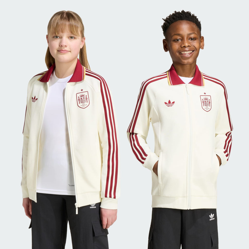 adidas Spain Away Anthem Jacket Kids - JZ2248-ADIDAS by adidas | Available at Niky's Sports