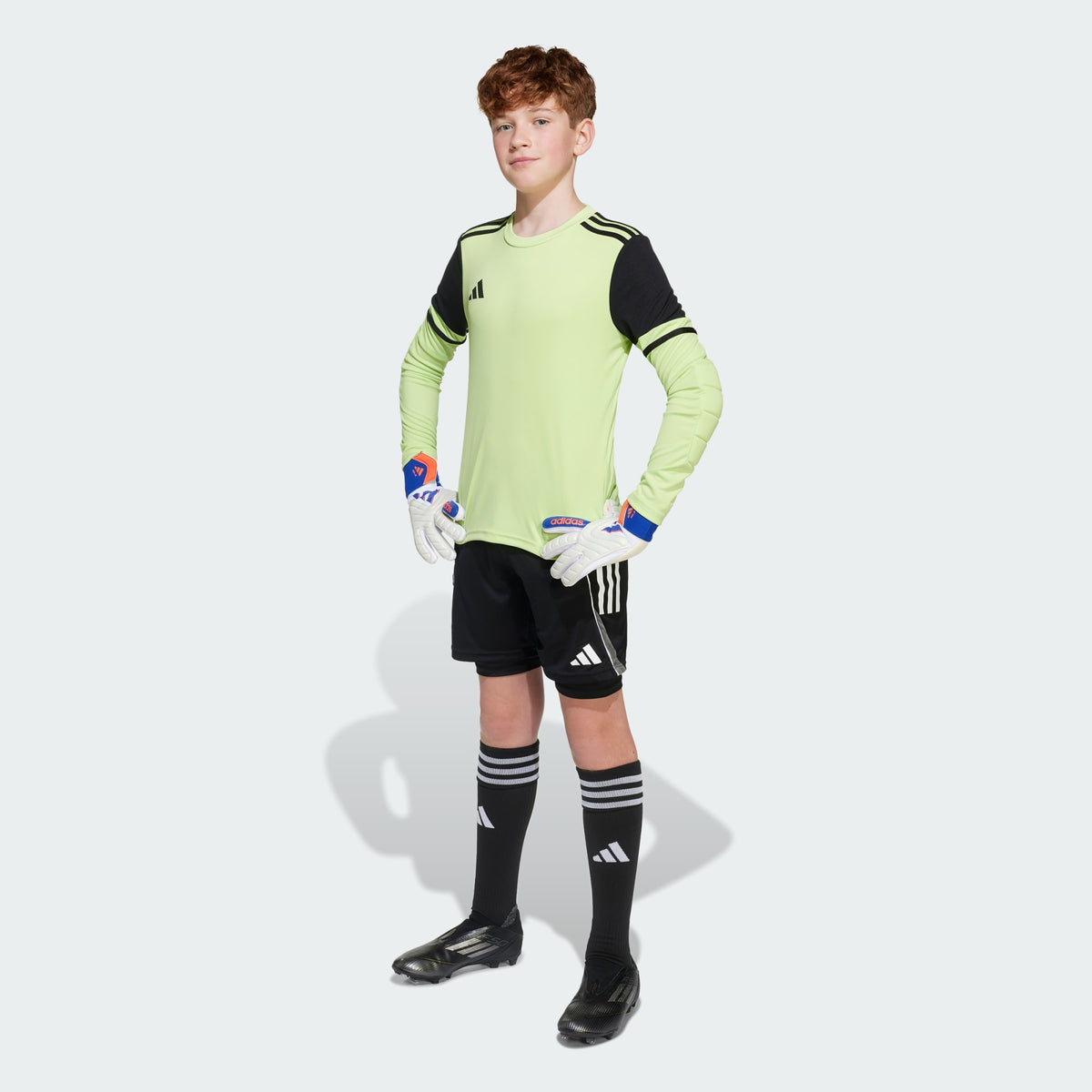 adidas Squadra 25 Goalkeeper Padded Compression Short Kids - JJ1942-ADIDAS by adidas | Available at Niky&#39;s Sports