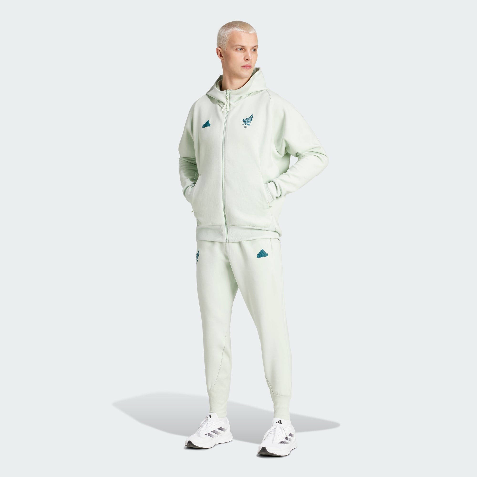 ADIDAS MEXICO TRAVEL FULL ZIP HOODIE - IU2173-ADIDAS by adidas | Available at Niky's Sports