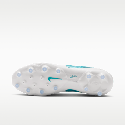 Nike Tiempo Maestro Elite Artificial-Grass Low-Top Soccer Cleats White / Dusty Cactus - Footwear by Nike | Available at Niky's Sports