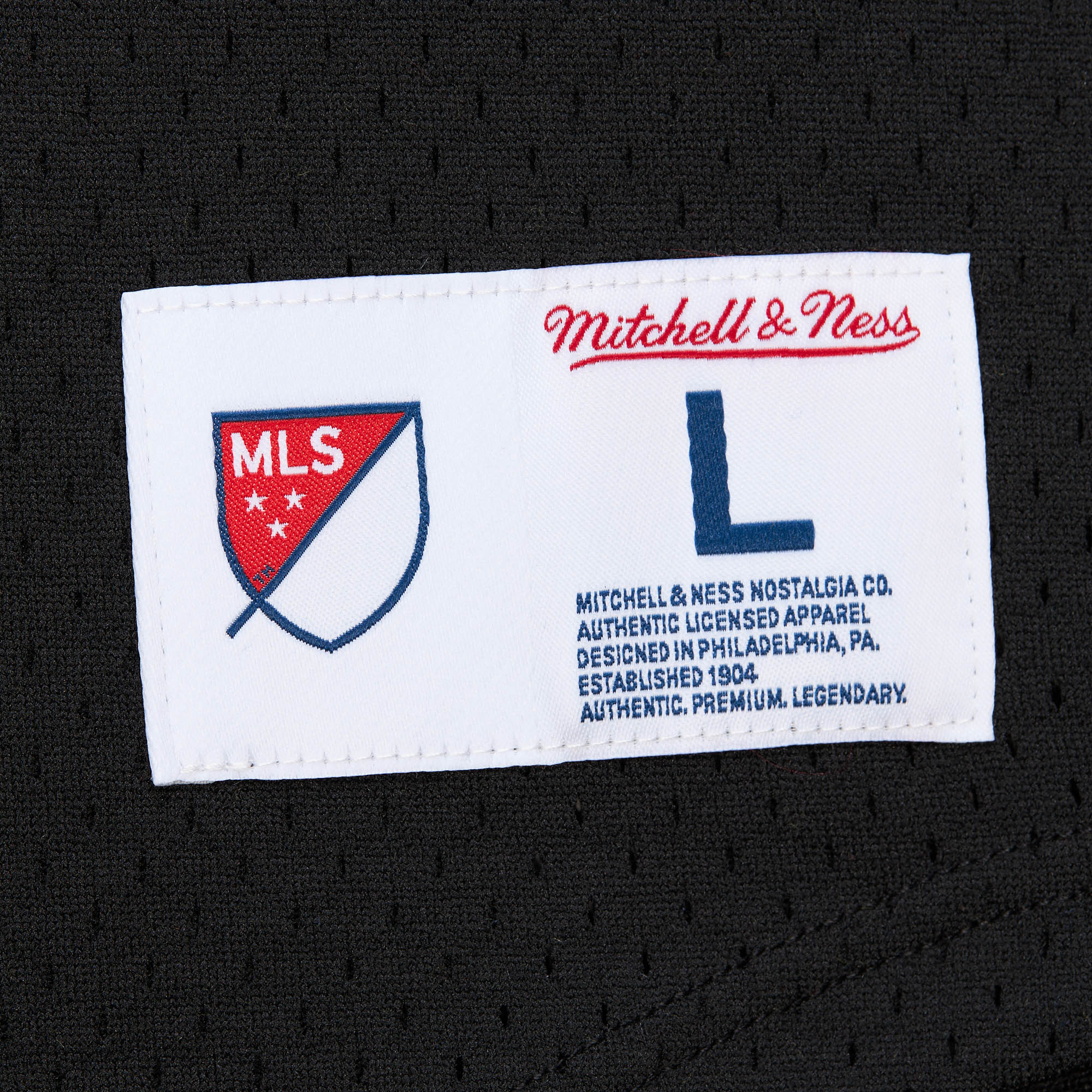 Mitchell and Ness LAFC Mesh V-Neck Jersey - TMVN7401-LAFYYPPPBLC-MITCHELL & NESS by Mitchell & Ness | Available at Niky's Sports