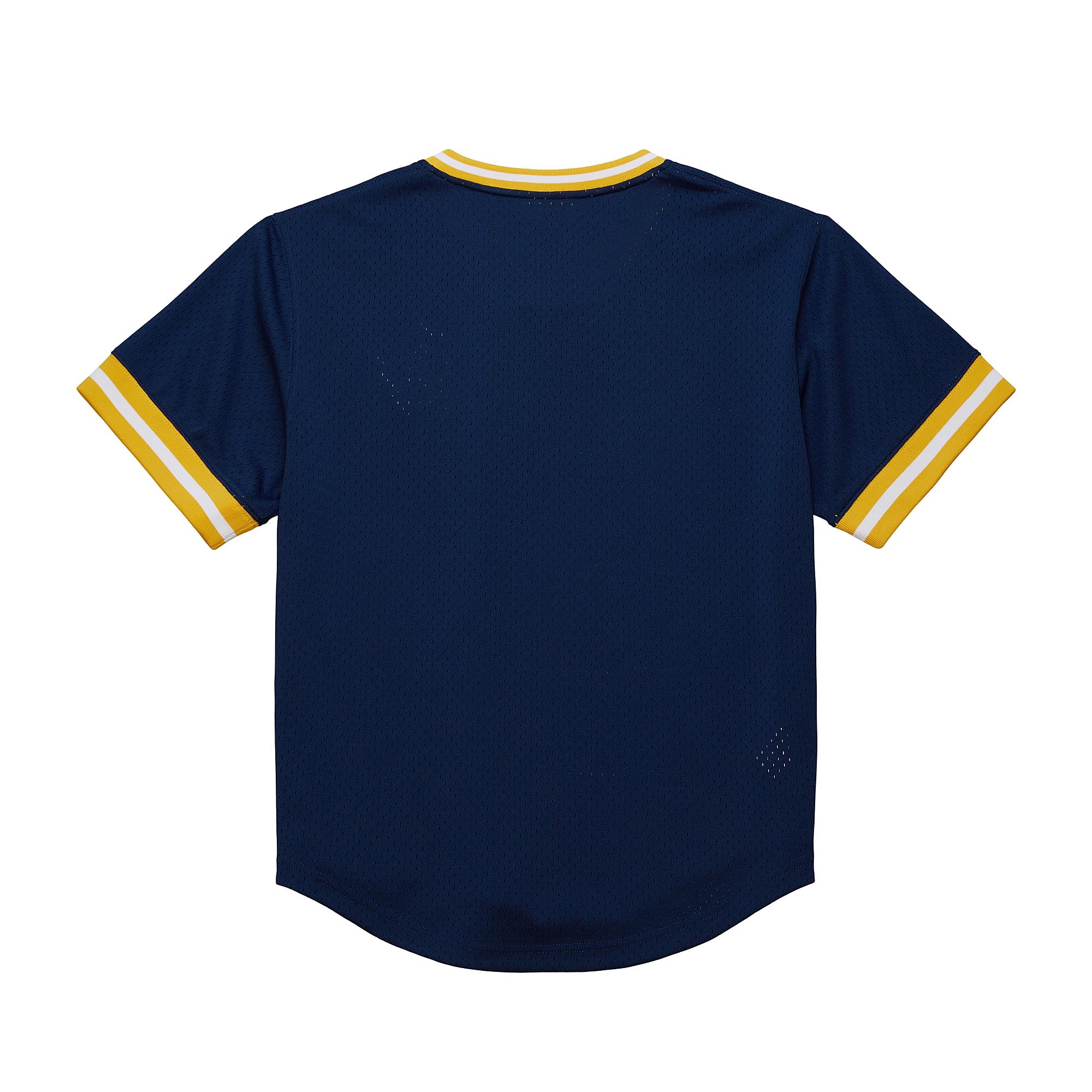 Mitchell and Ness LA Galaxy Mesh V-Neck Jersey - TMVN7401-LAGYYPPPNAV-MITCHELL & NESS by Mitchell & Ness | Available at Niky's Sports