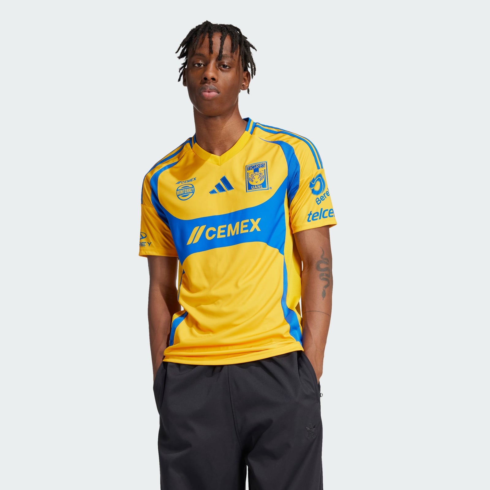 adidas Tigres UANL Men's Home Jersey 24/25 - IN4280-ADIDAS by adidas | Available at Niky's Sports