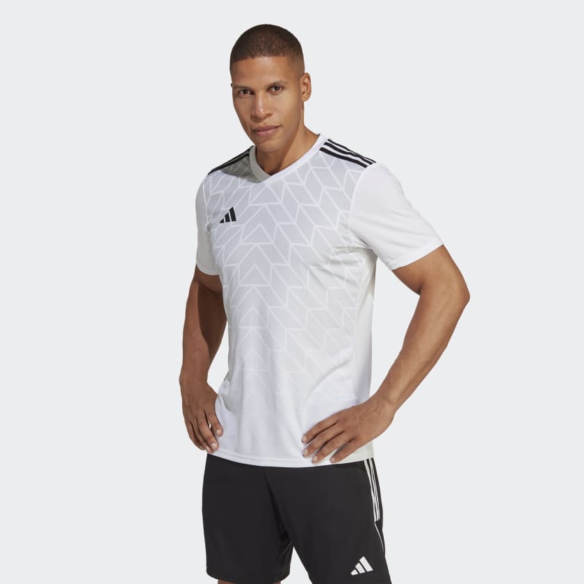 adidas Team Icon 23  Men's Soccer Jersey - White - HR2630-ADIDAS by adidas | Available at Niky's Sports