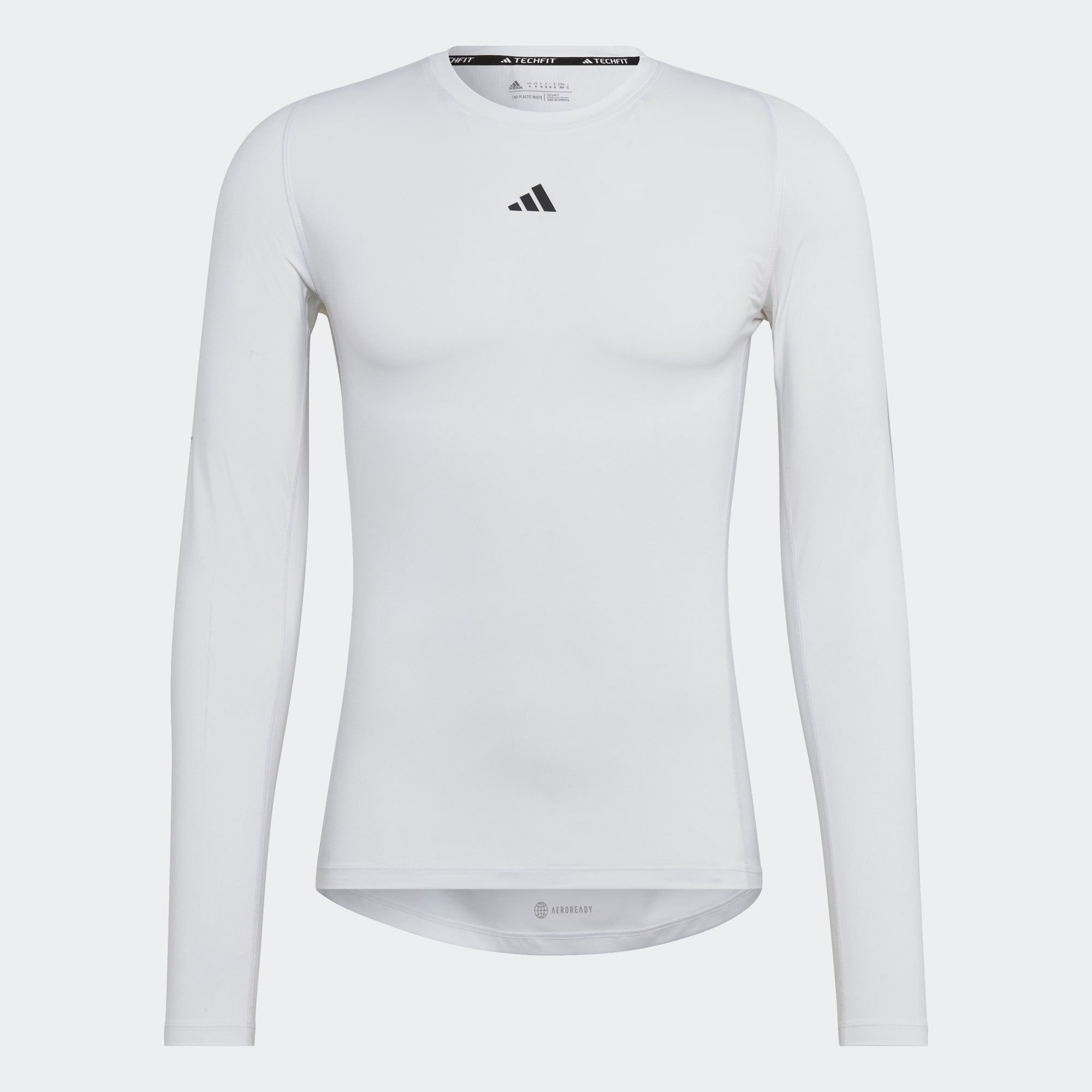 adidas TECHFIT MEN'S TRAINING LONG SLEEVE TEE