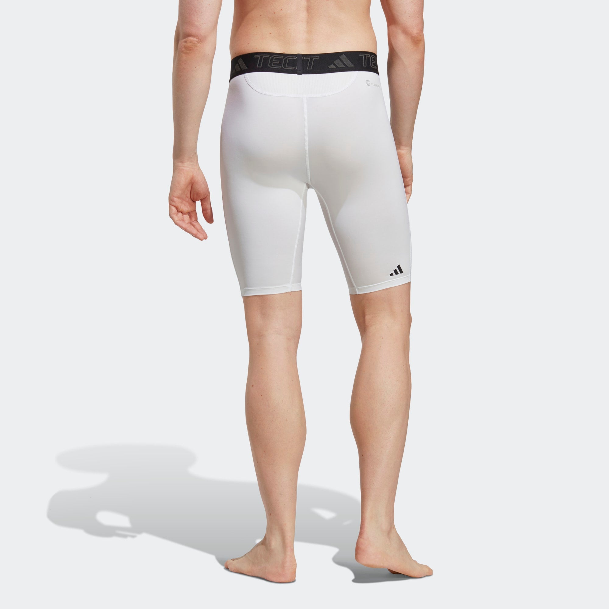Adidas white hotsell compression shorts