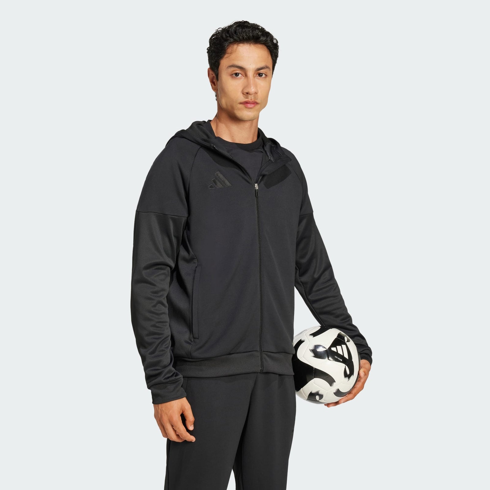 adidas Tiro 25 Men's Full-Zip Hoodie - JD9078-ADIDAS by adidas | Available at Niky's Sports