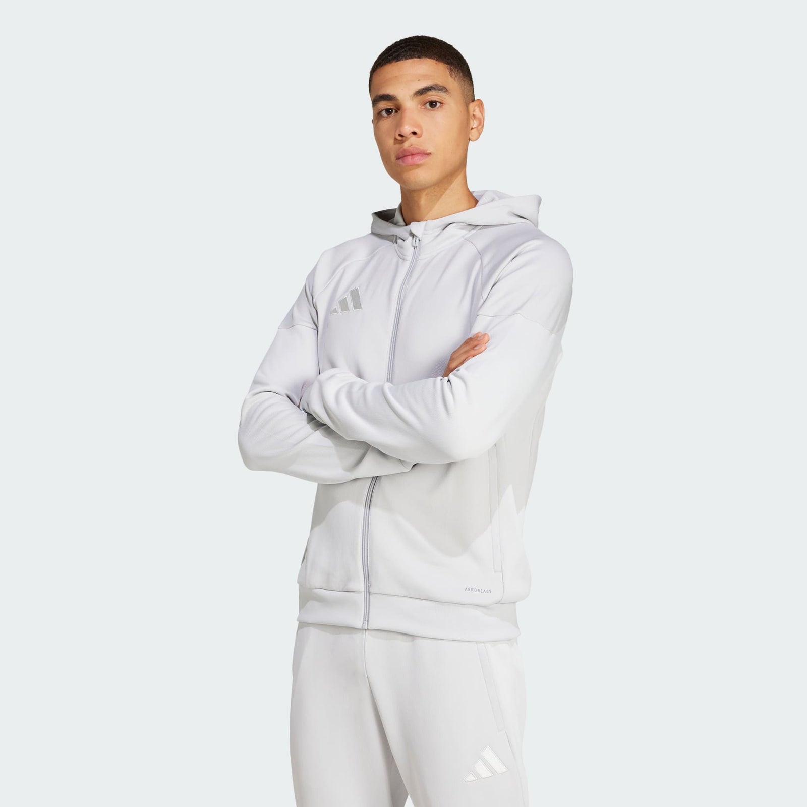 adidas Tiro 25 Full-Zip Hoodie - JC5130-ADIDAS by adidas | Available at Niky's Sports