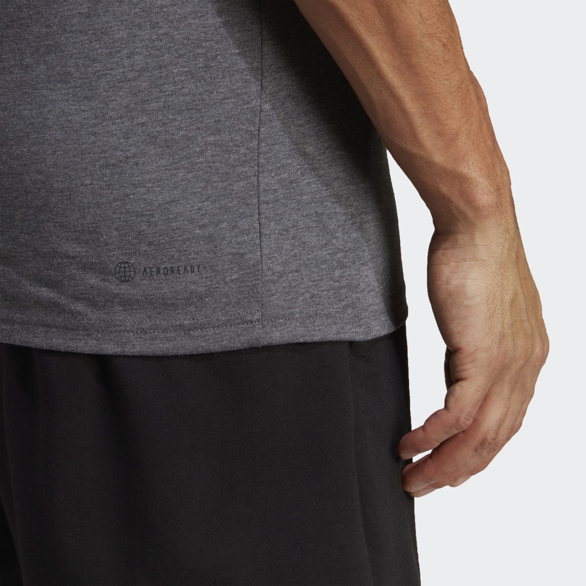 adidas TRAIN ESSENTIALS FEELREADY TRAINING TEE - IC7444-ADIDAS by adidas | Available at Niky's Sports