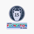 Sporting ID UEFA Champions League Sleeve Badges for Real Madrid 15 - UCL15+FOUNDATION-SPORTING ID by Sporting Id | Available at Niky's Sports