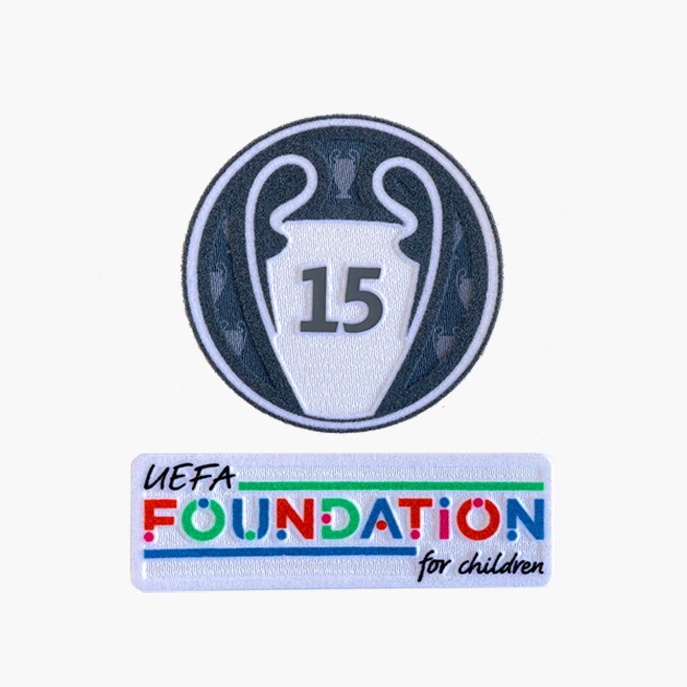 Sporting ID UEFA Champions League Sleeve Badges for Real Madrid 15 ...