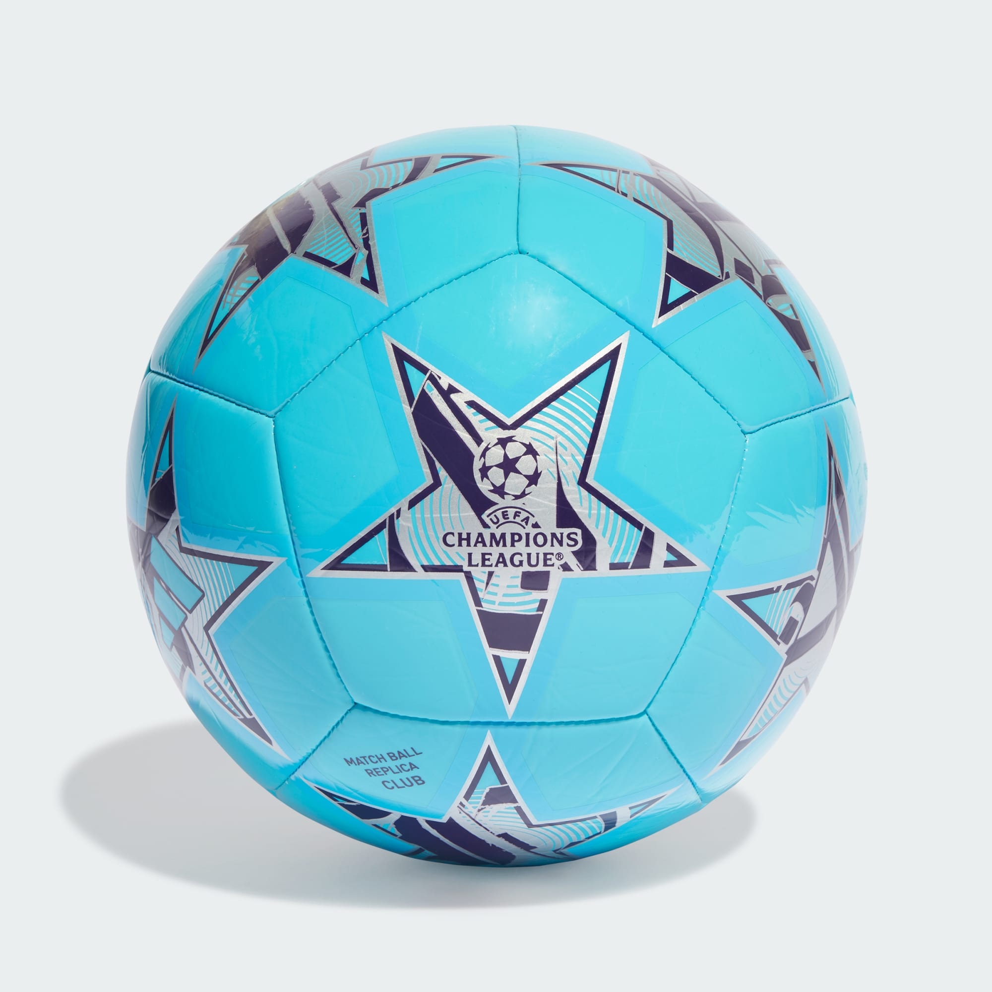 Adidas UCL Club 23 24 Group Stage Ball Bright Cyan 3