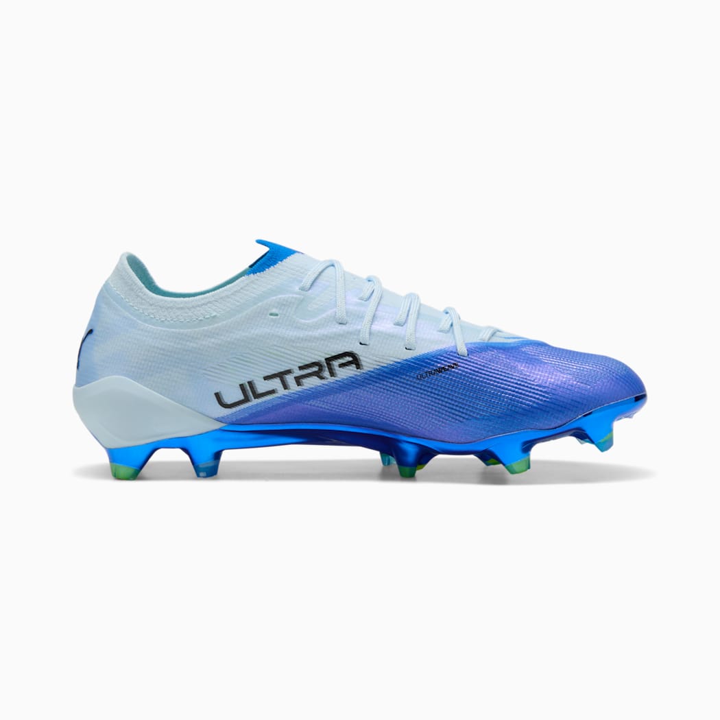 PUMA ULTRA NITRO 7 ULTIMATE FG in Ultra Blue / Icy Blue / black / Lime Squeeze – detail view