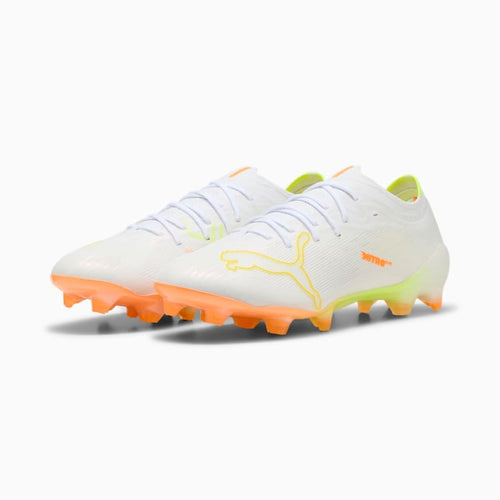 PUMA ULTRA NITRO™ 7 ULTIMATE WHITE Firm Ground Soccer Cleats - 109381-01 by Puma | Available at Niky's Sports