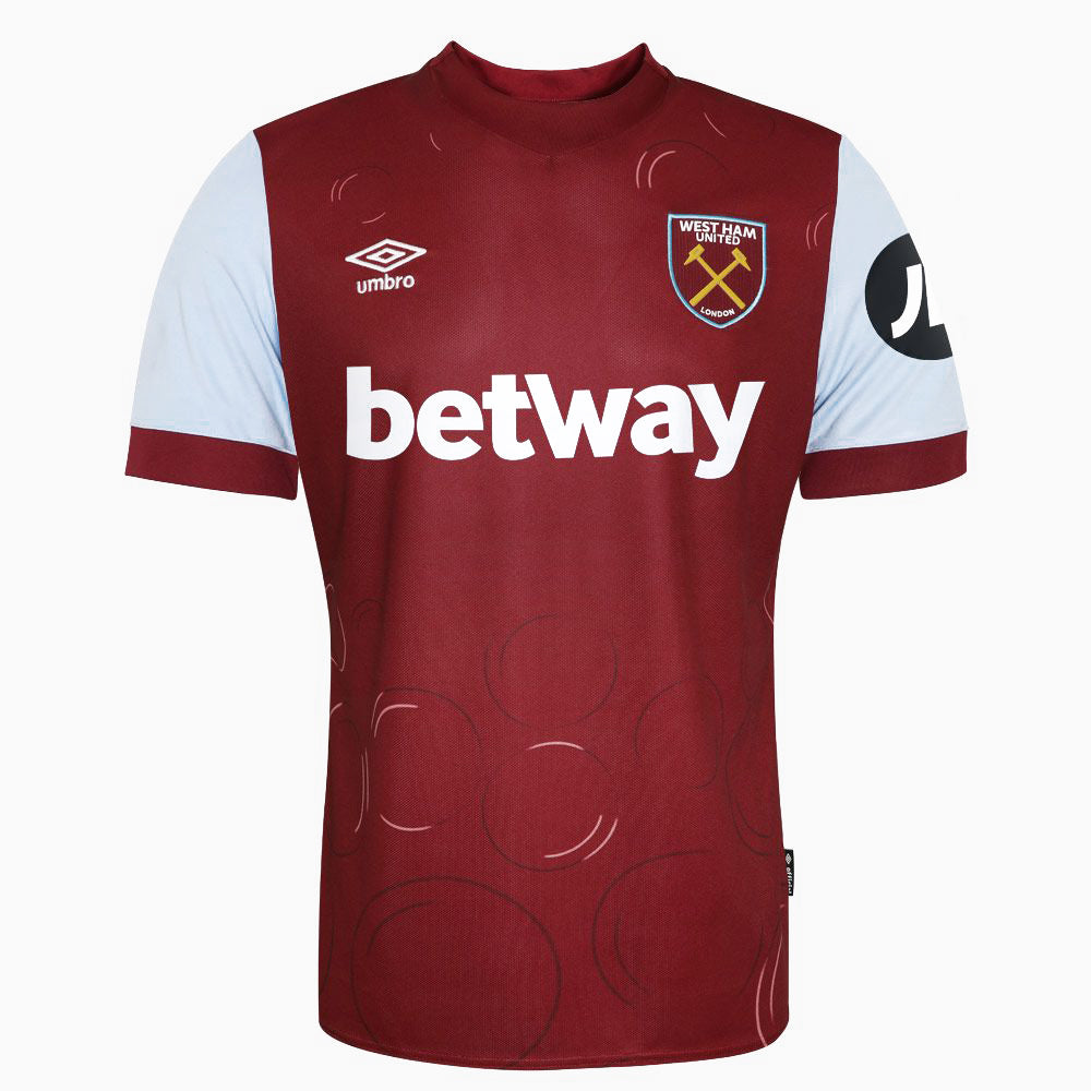 Umbro West Ham 23/24 Home Jersey - UMM198058U-KIT-UMBRO by Umbro | Available at Niky's Sports