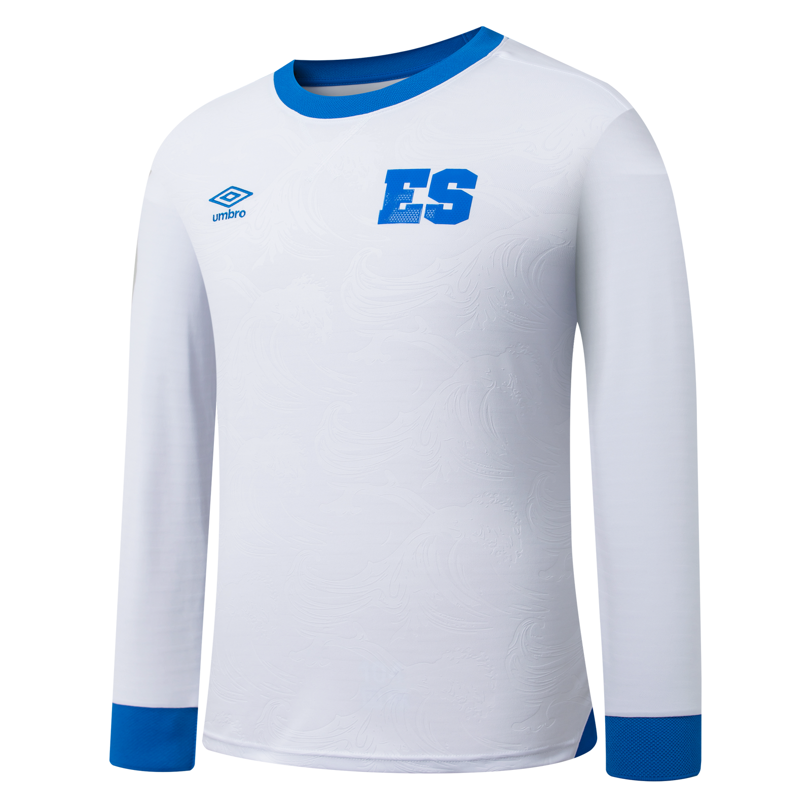 Umbro El Salvador Away Long Sleeve Jersey 25/26 - UUM1ESAL525102-U10-UMBRO by Umbro | Available at Niky's Sports
