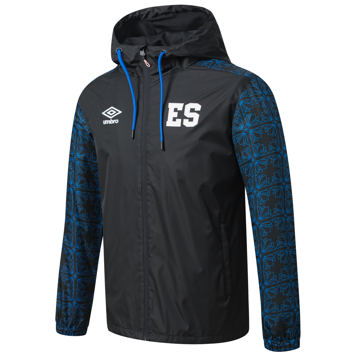 Umbro El Salvador Rain Jacket - UUM1ESAW525101-060-UMBRO by Umbro | Available at Niky&#39;s Sports