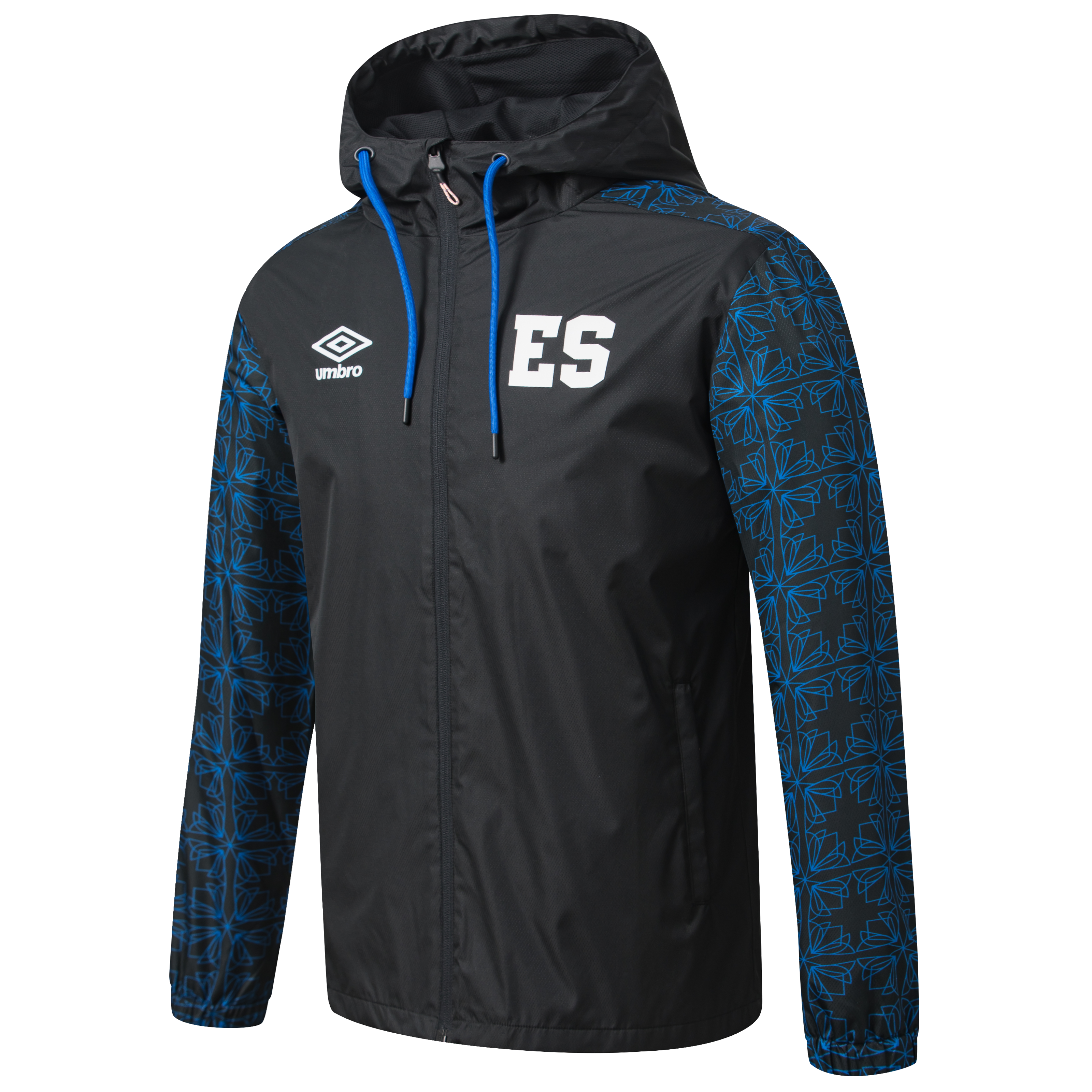 Umbro El Salvador Rain Jacket - UUM1ESAW525101-060-UMBRO by Umbro | Available at Niky's Sports