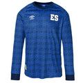 Umbro El Salvador Long Sleeve Training Jersey Men's - UUM1ESJS52203B-TMC-UMBRO by Umbro | Available at Niky's Sports
