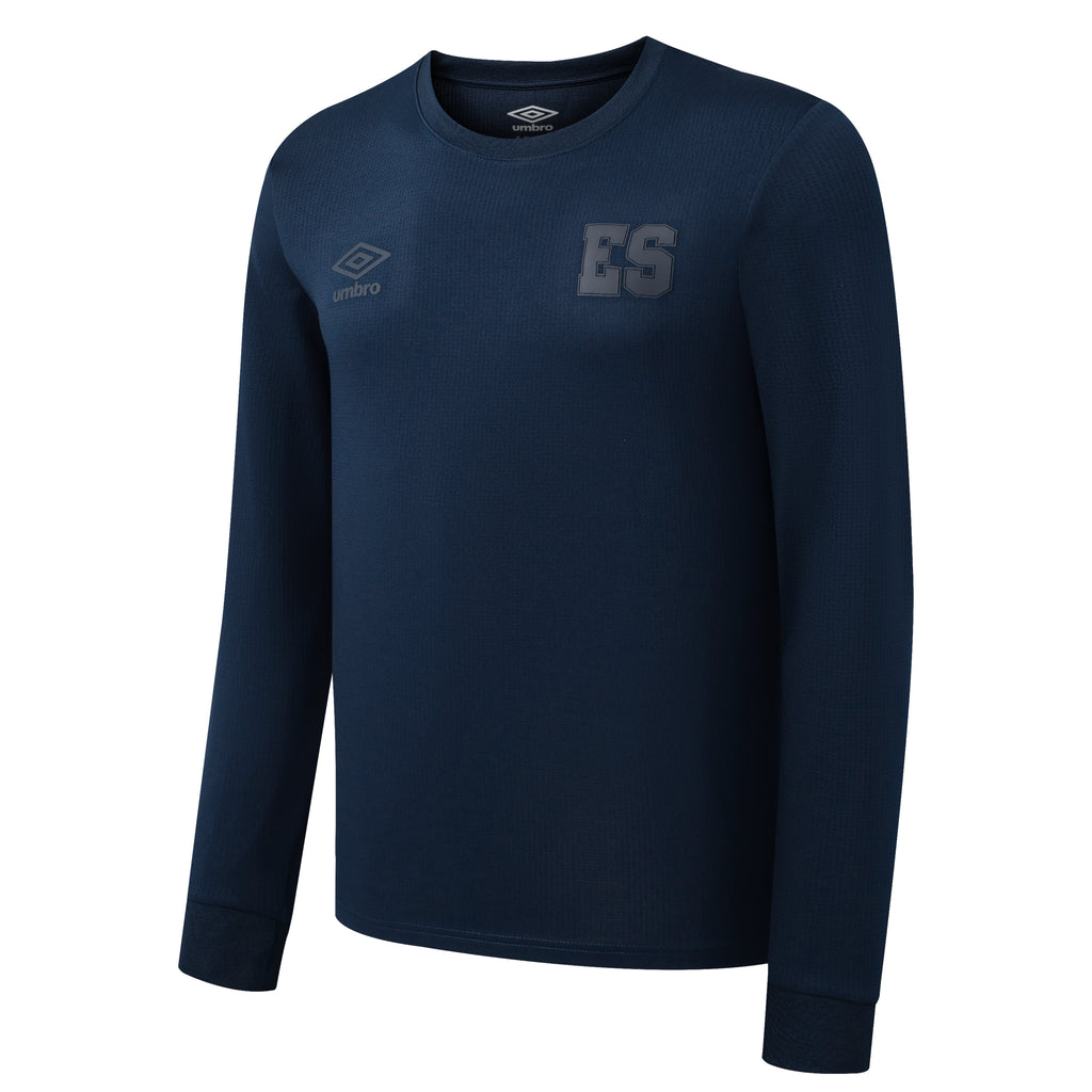 Umbro El Salvador Men's Long Sleeve 4th Practice Jersey - UUM1ESLS524103-TMC-UMBRO by Umbro | Available at Niky's Sports