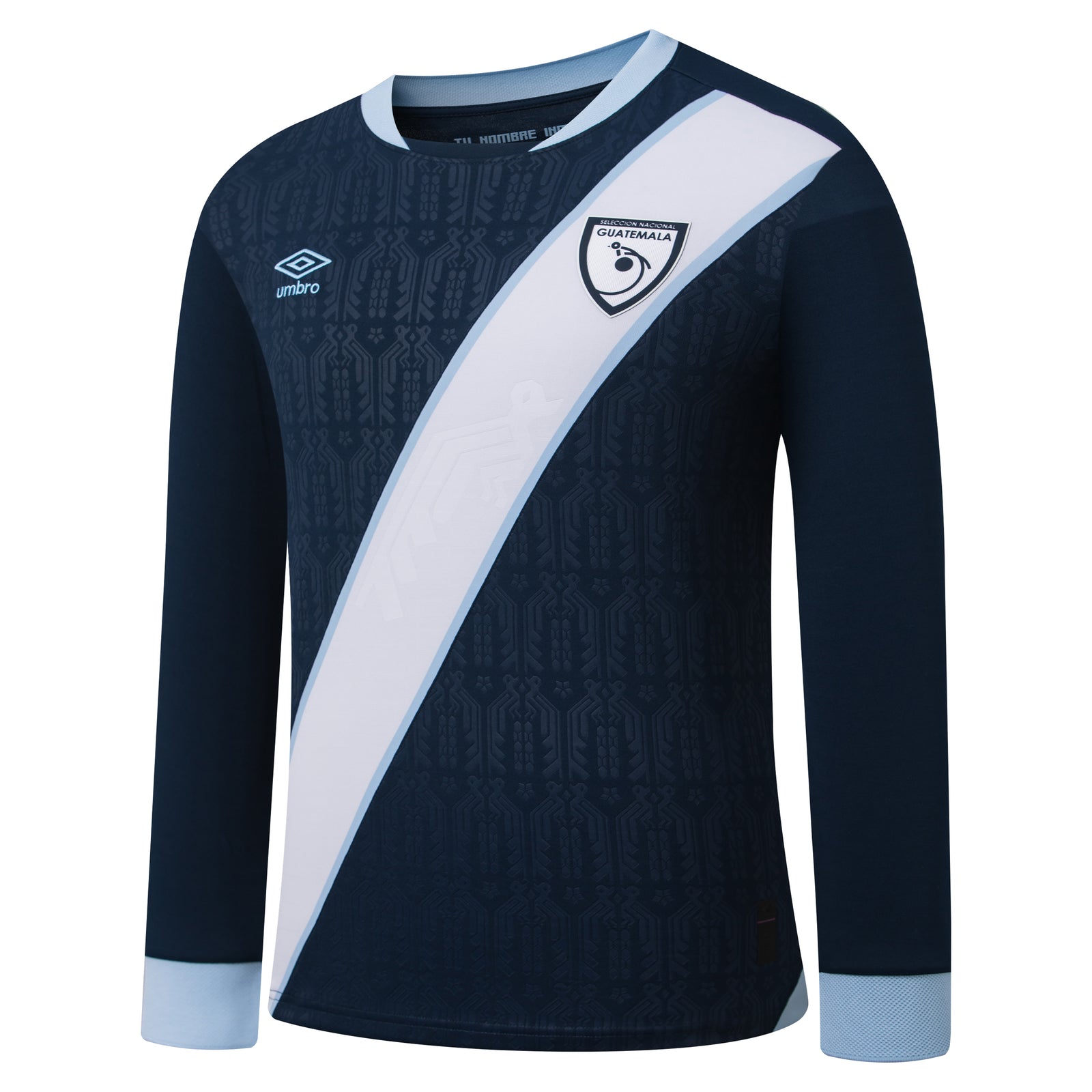 Umbro Guatemala Men's Long Sleeve Away Jersey 25/26 - UUM1GUAL525102-KIT-UMBRO by Umbro | Available at Niky's Sports