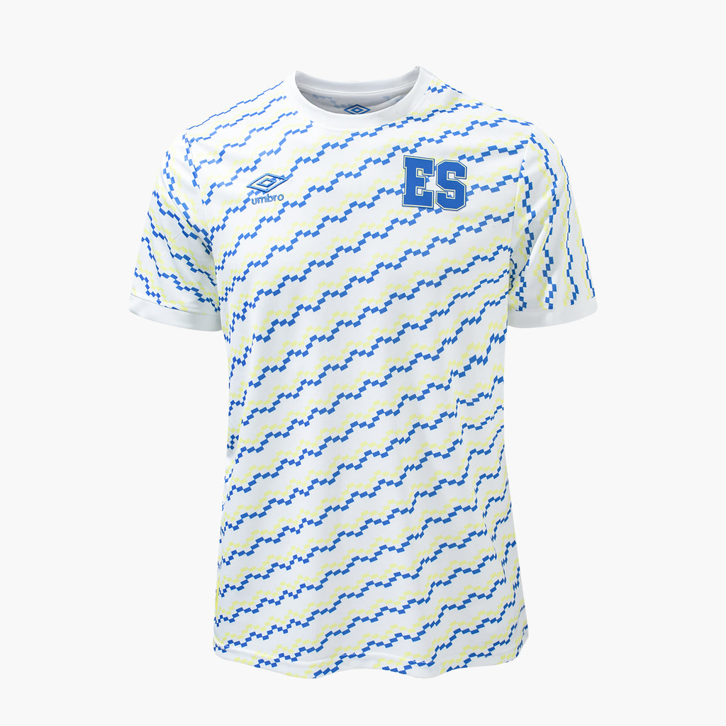 UMBRO EL SALVADOR PRE MATCH JERSEY MENS - UUM1ESJS52301-KIT-UMBRO by Umbro | Available at Niky's Sports