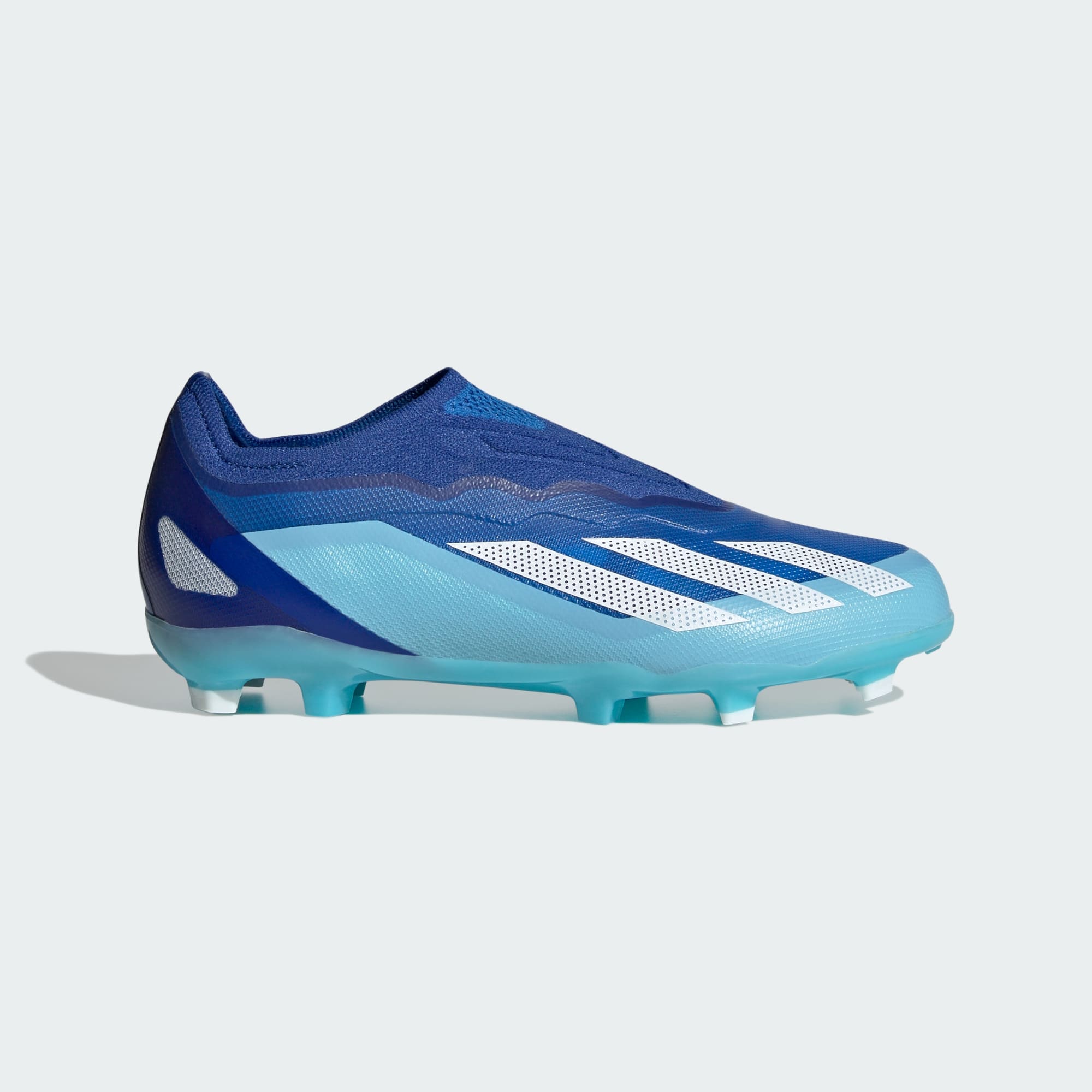 adidas X CRAZYFAST.1 LACELESS YOUTH FIRM GROUND SOCCER CLEATS