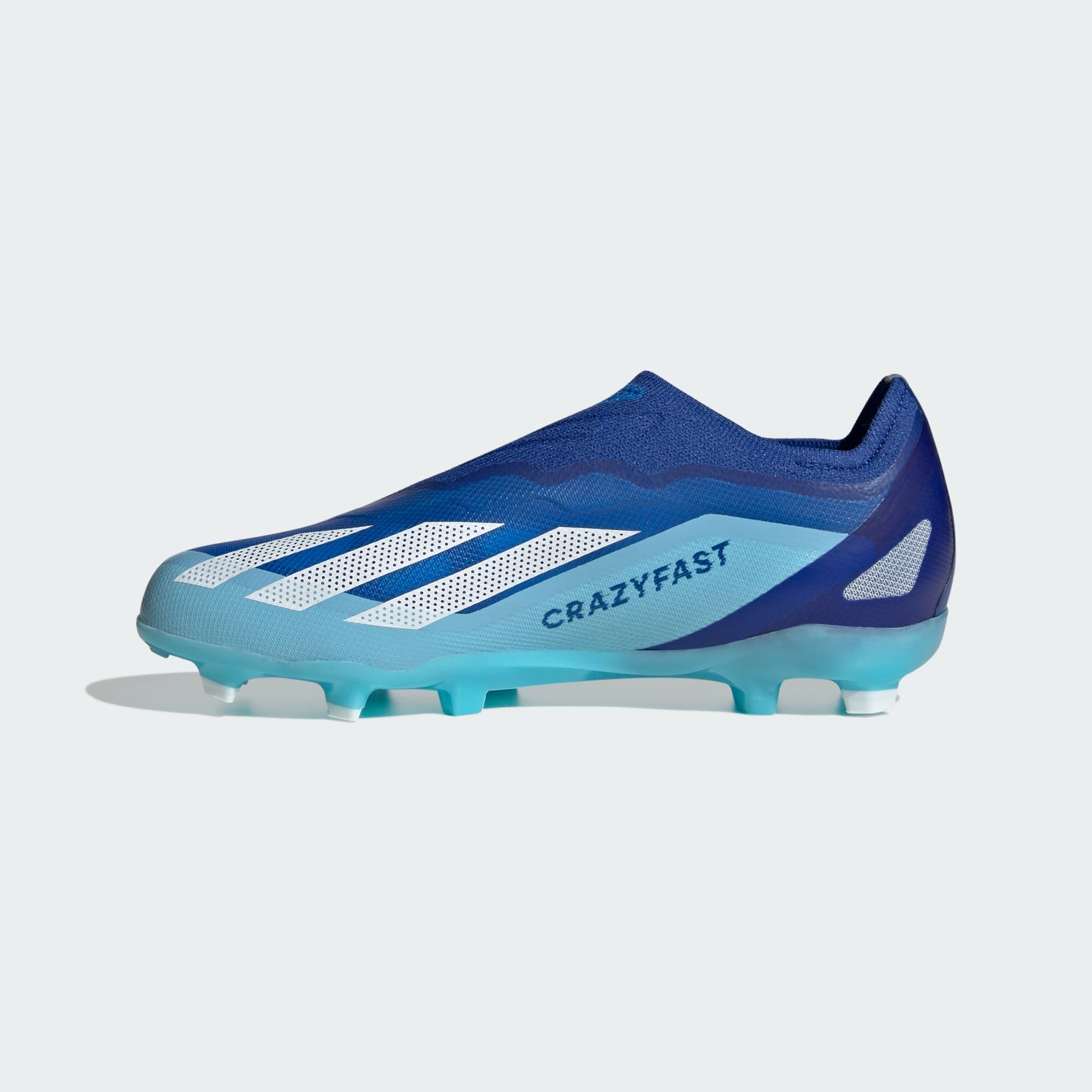 adidas X CRAZYFAST.1 LACELESS YOUTH FIRM GROUND SOCCER CLEATS
