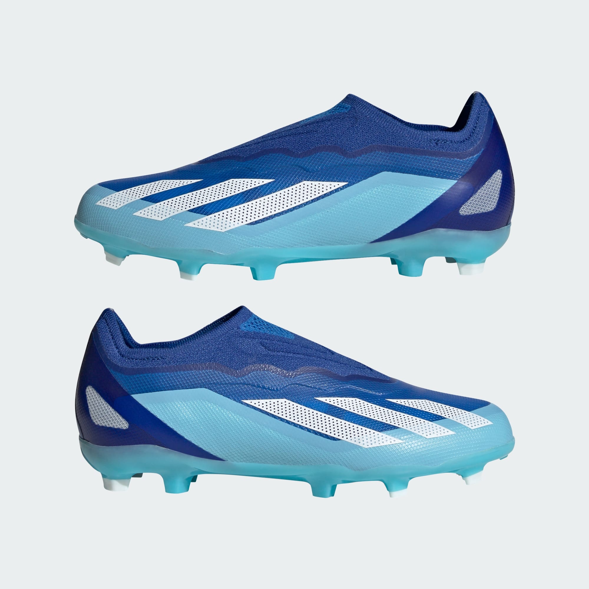 adidas X CRAZYFAST.1 LACELESS YOUTH FIRM GROUND SOCCER CLEATS
