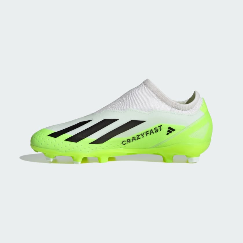ADIDAS X CRAZYFAST.3 YOUTH LACELESS FIRM GROUND SOCCER CLEATS - Niky's ...