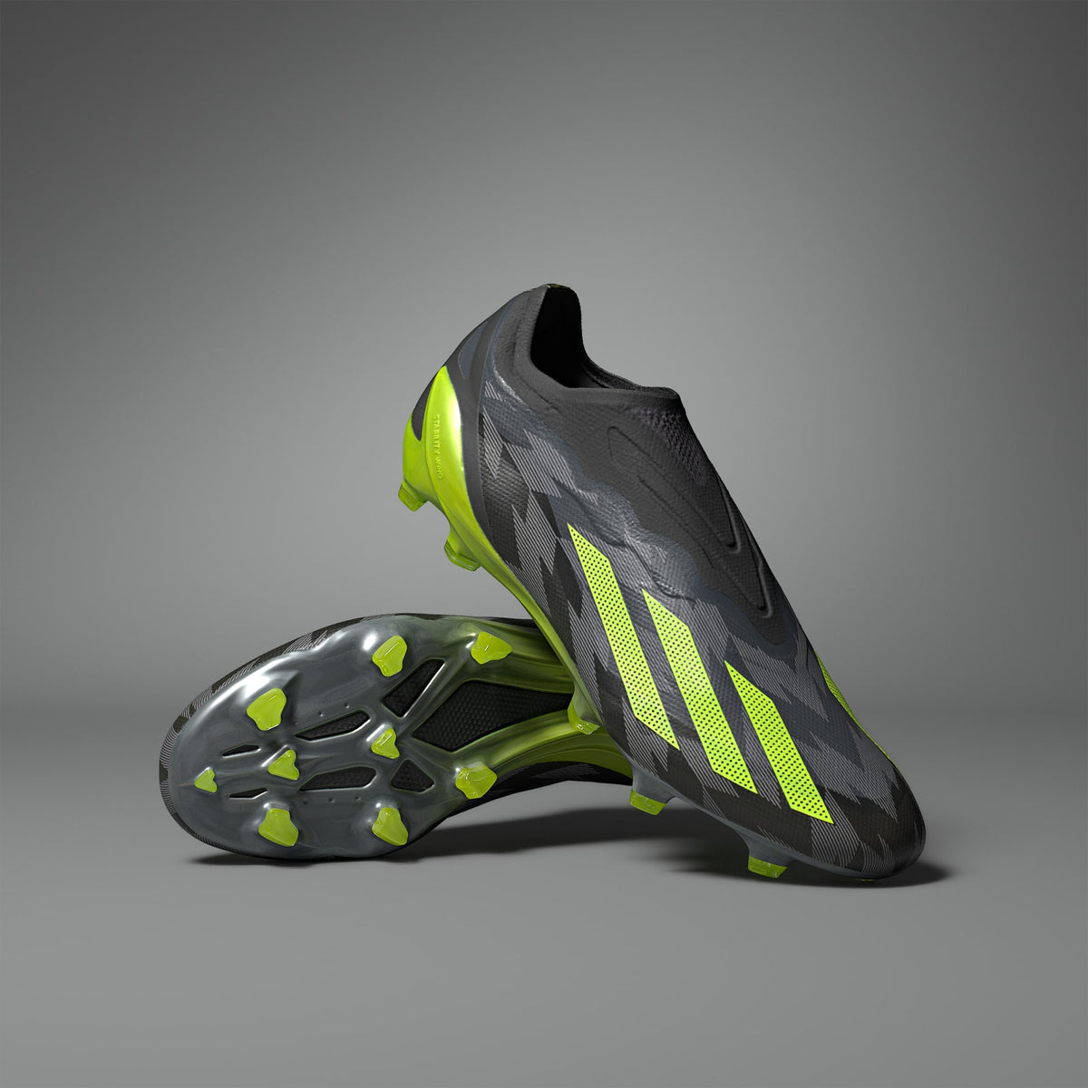 adidas X CRAZYFAST INJECTION.1 LACELESS FIRM GROUND SOCCER CLEATS - IG0765-ADIDAS by adidas | Available at Niky&#39;s Sports