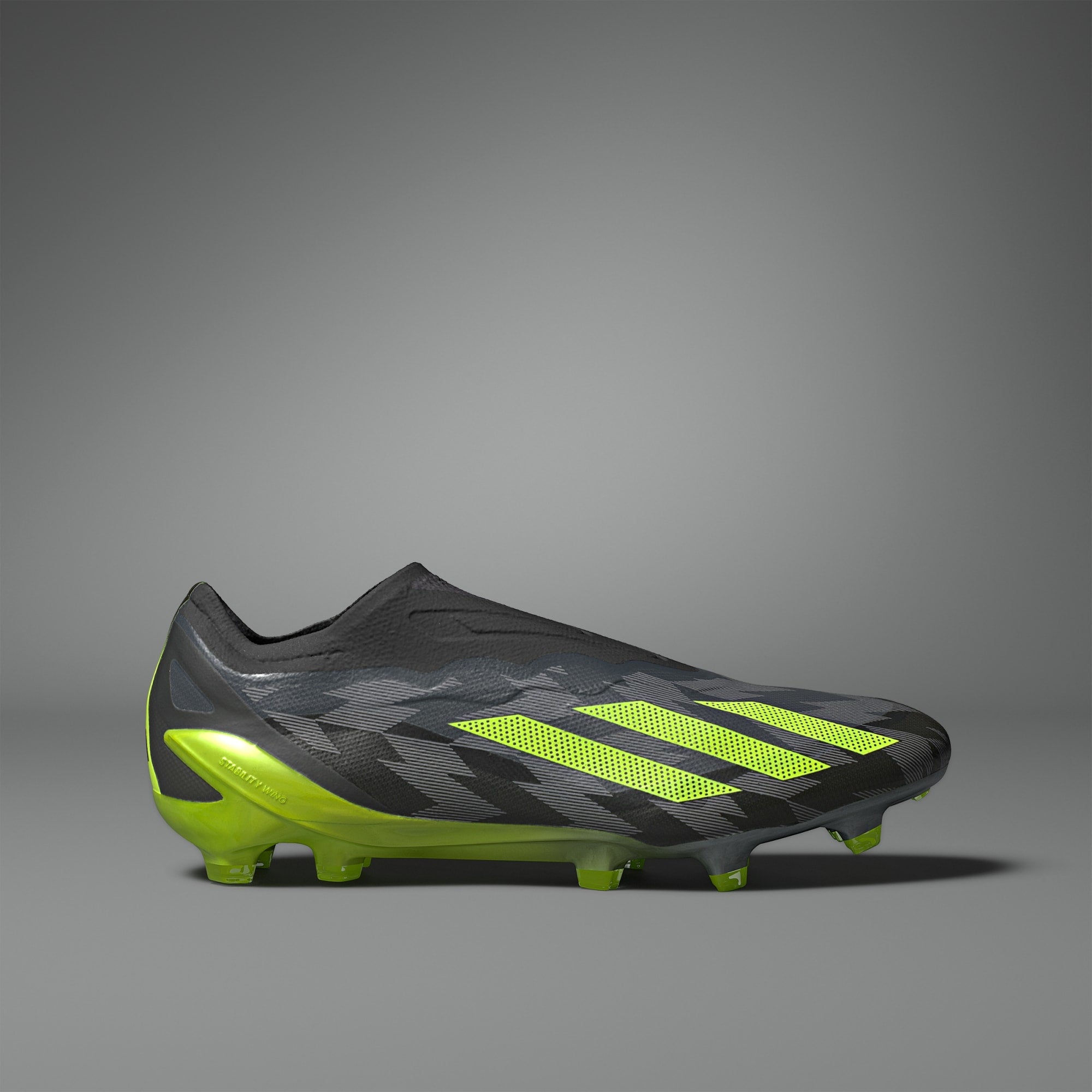 adidas X CRAZYFAST INJECTION.1 LACELESS FIRM GROUND SOCCER CLEATS