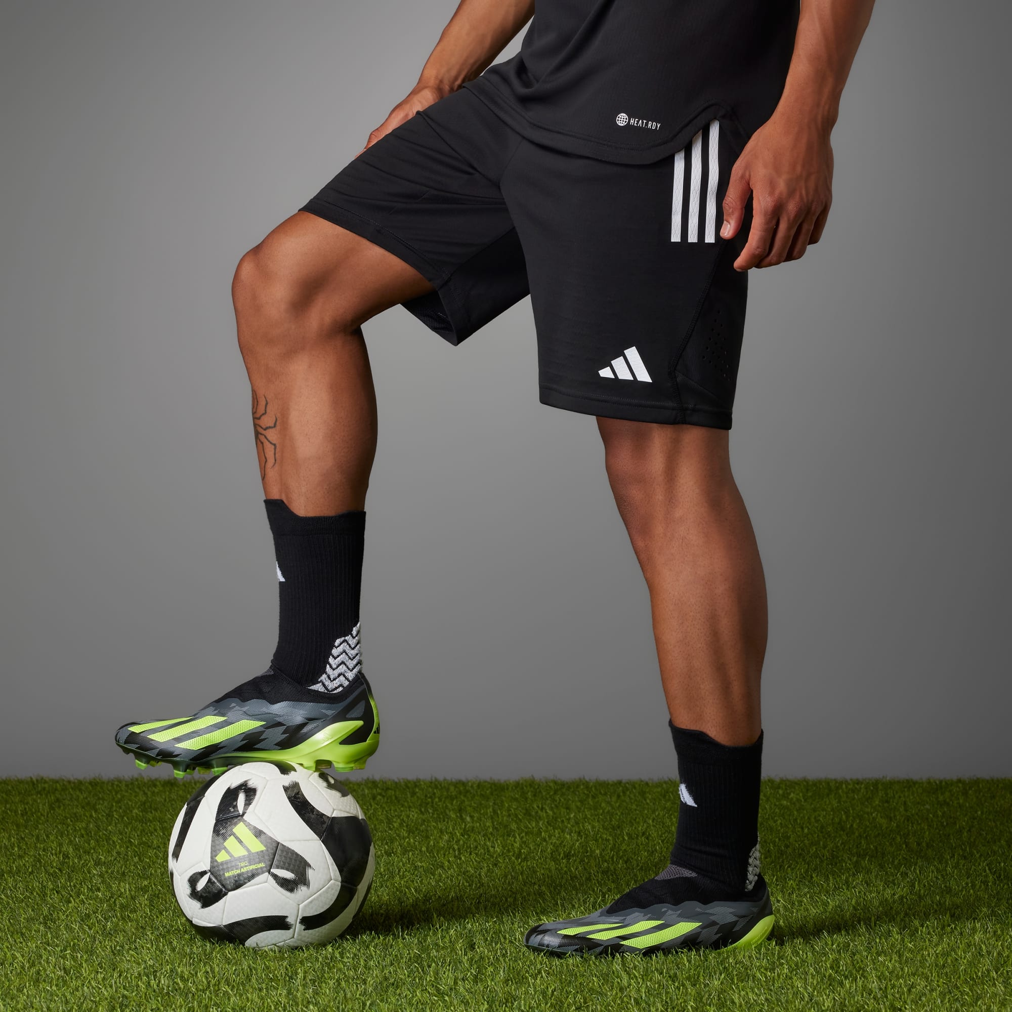 adidas X CRAZYFAST INJECTION.1 LACELESS FIRM GROUND SOCCER CLEATS