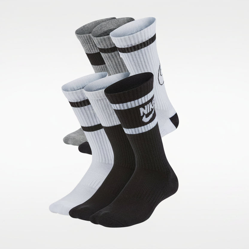 Nike Everyday Kids' Cushioned Crew Socks (6 Pairs)