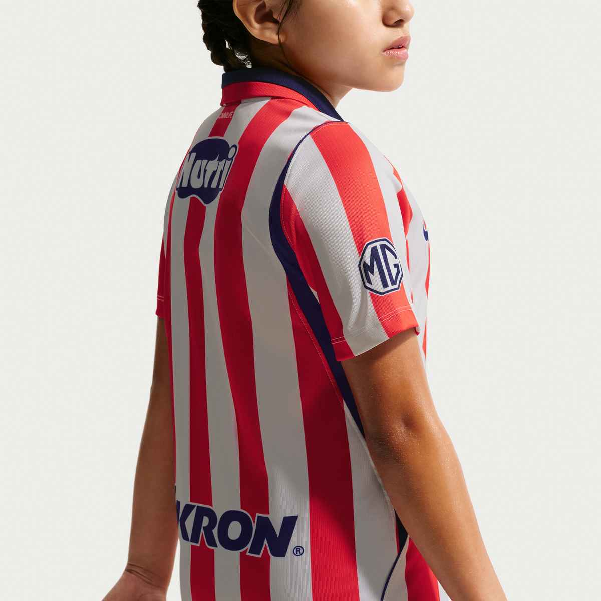 NIKE C.D. C.D. Guadalajara 2026/27 Stadium Home Big Kids' Nike Dri-FIT Soccer Replica Jersey