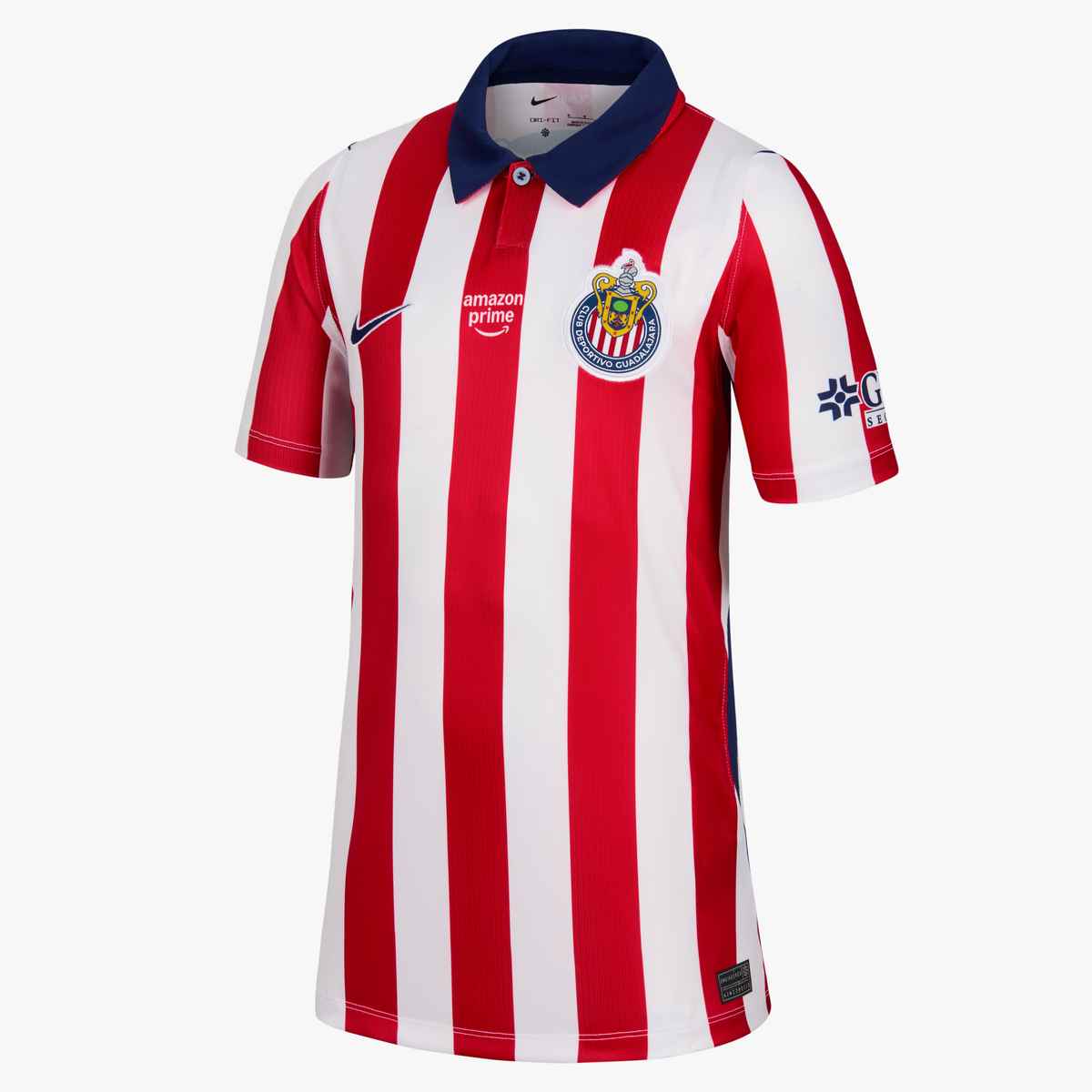 NIKE C.D. C.D. Guadalajara 2026/27 Stadium Home Big Kids' Nike Dri-FIT Soccer Replica Jersey