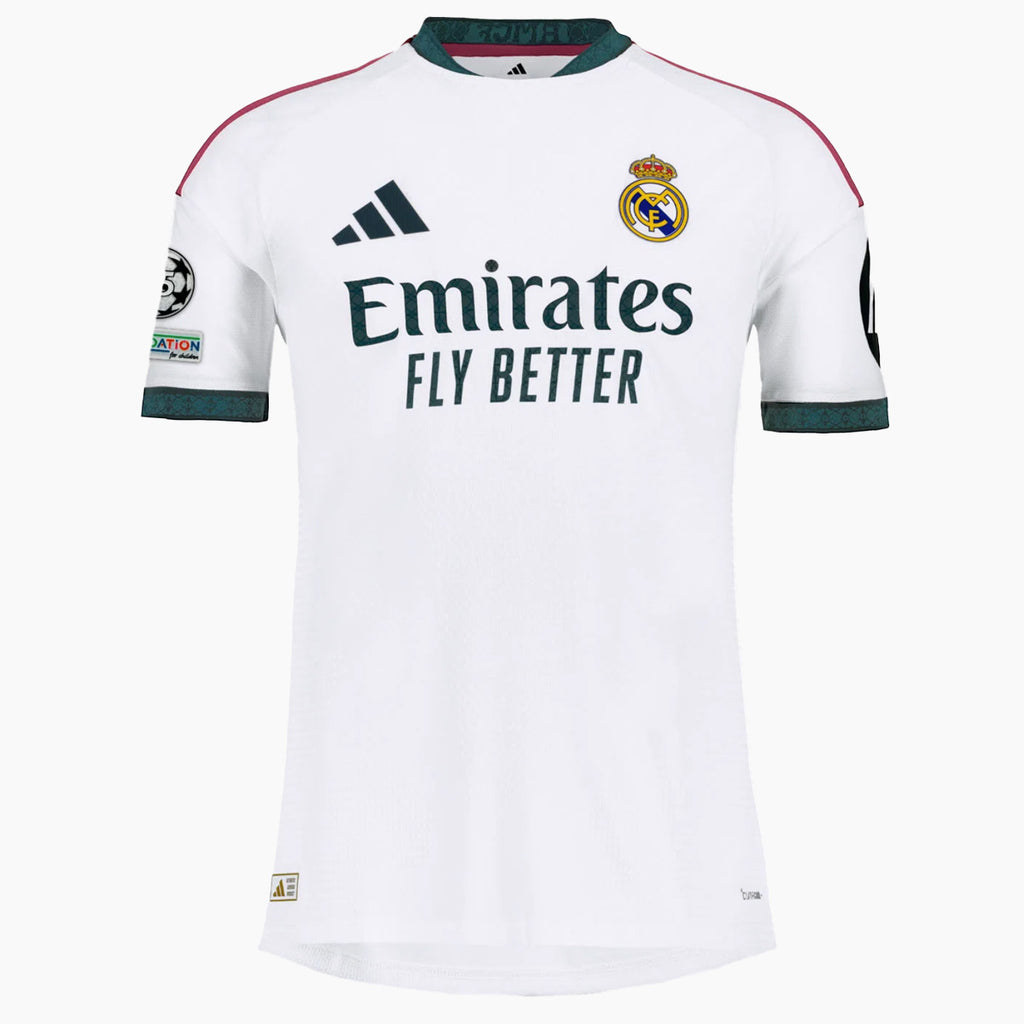 adidas Real Madrid Men's Authentic Home Jersey UCL Mbappe #10