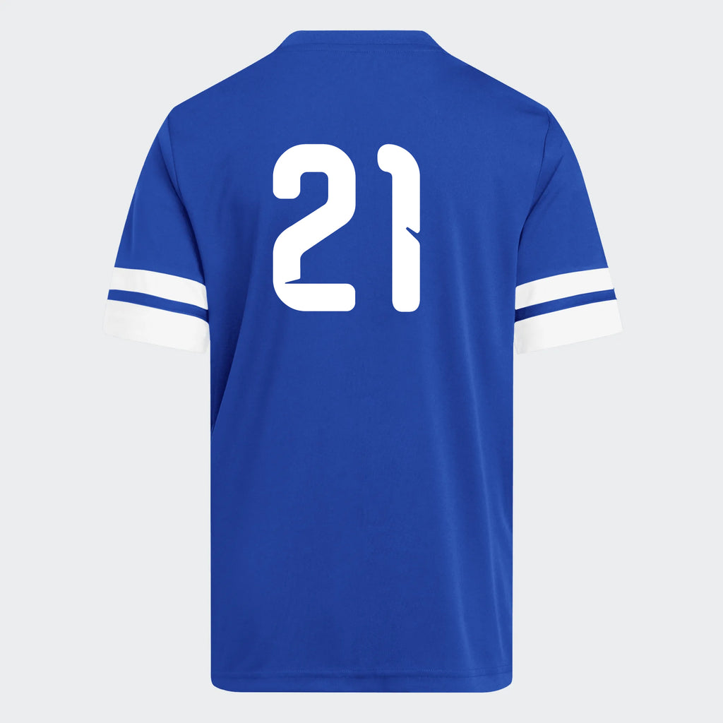 adidas Progressive Soccer Game Jersey Blue 2026 - OZZYSQ25 by adidas | Available at Niky's Sports