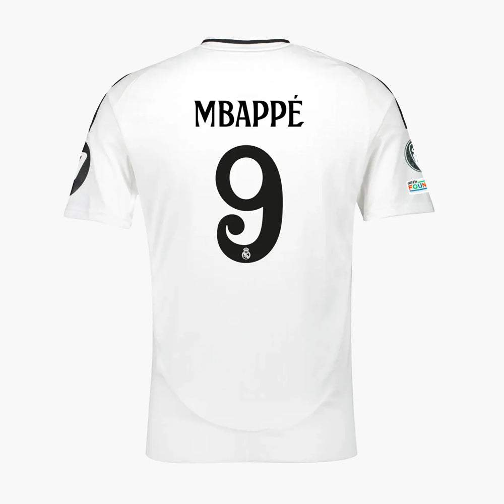 adidas Youth Real Madrid Mbappe Home Jersey 2024 - IT5186-KM9-adidas by adidas | Available at Niky's Sports