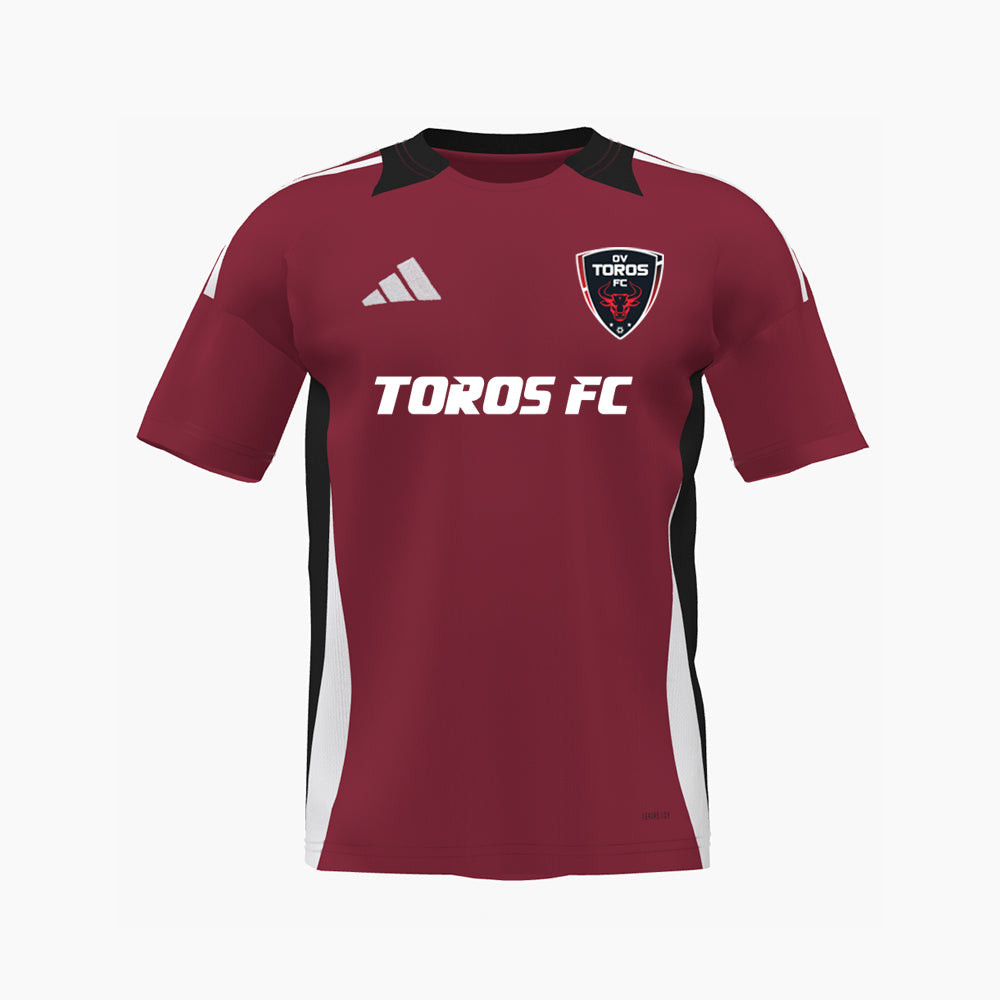 adidas OV Toros Game Jersey Red 2024-26 *REQUIRED -  by adidas | Available at Niky's Sports