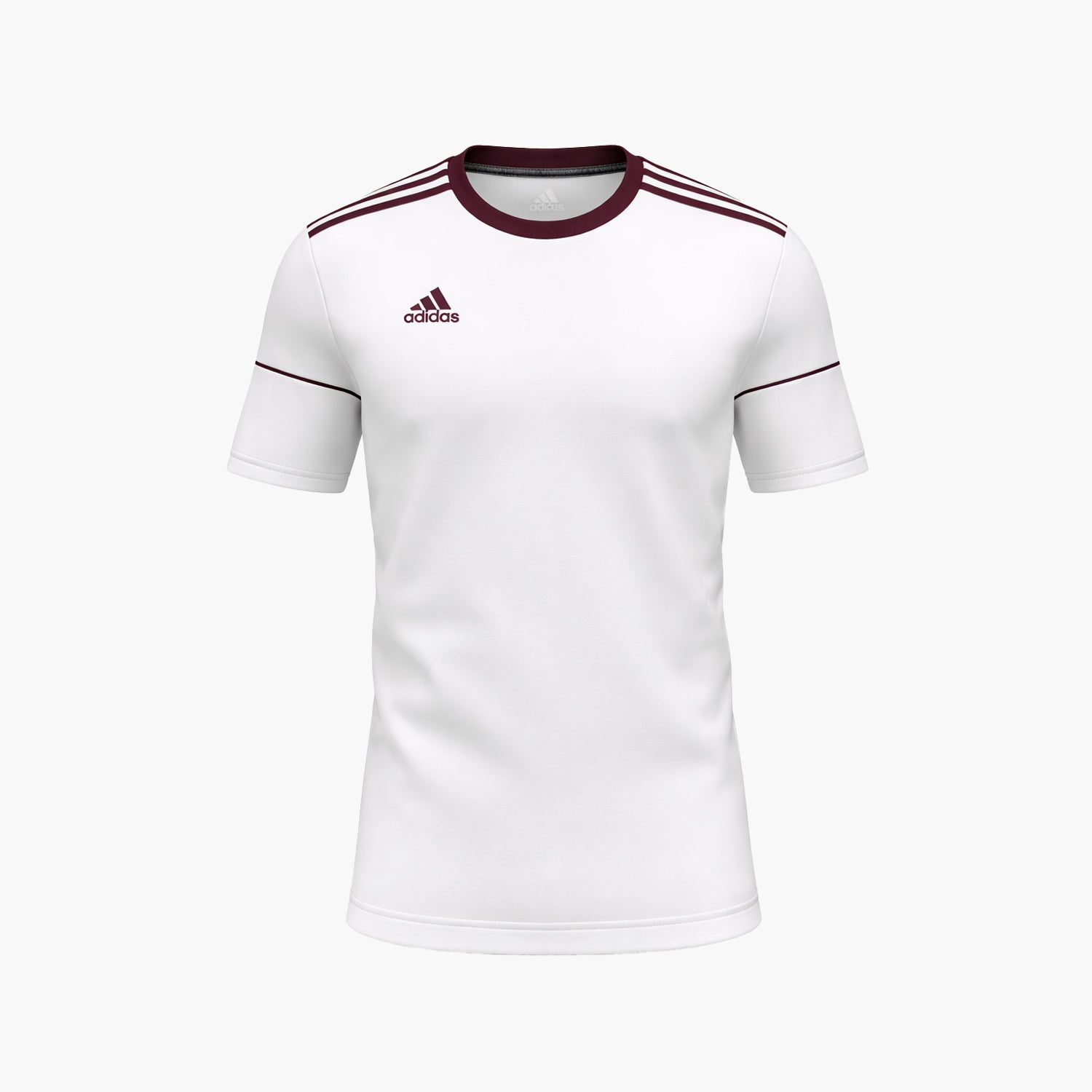 adidas Squadra 17 White/Maroon Soccer Jersey Men's
